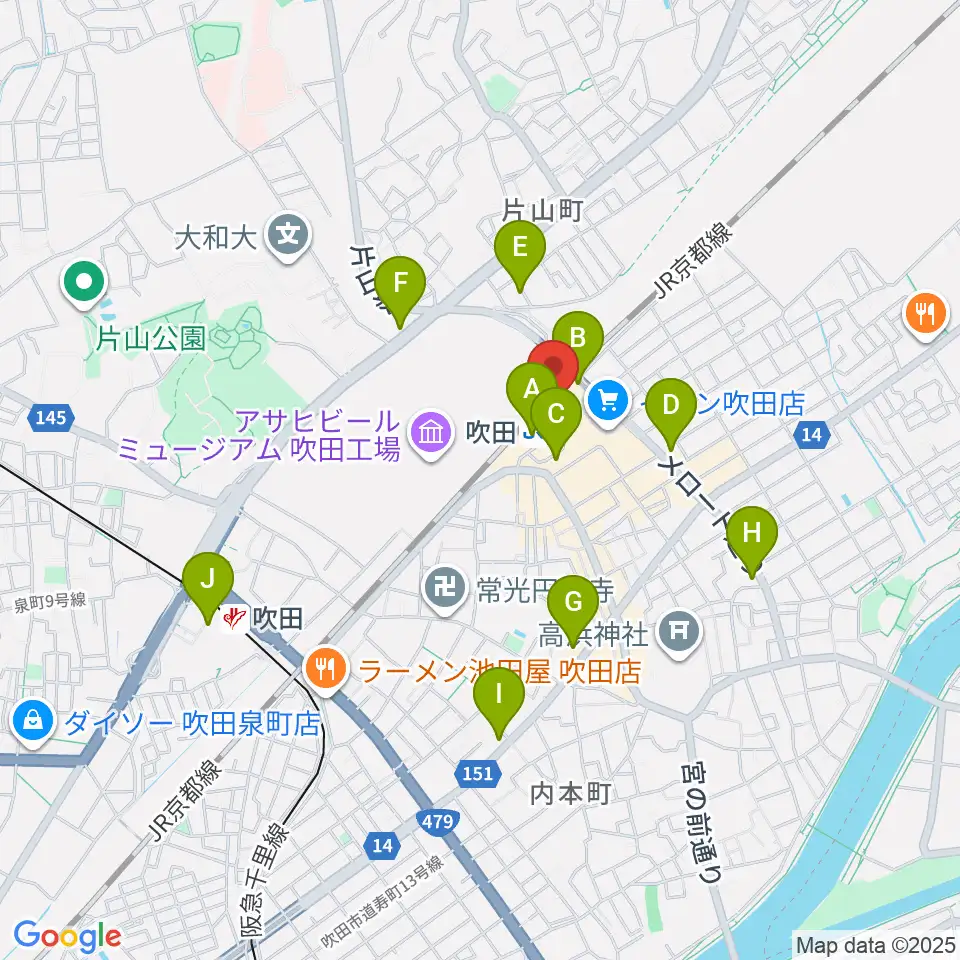 さんくすホール周辺のコンビニエンスストア一覧地図