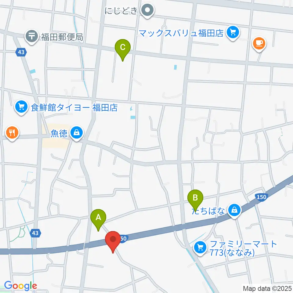 ドルチェ倉庫周辺のコンビニエンスストア一覧地図