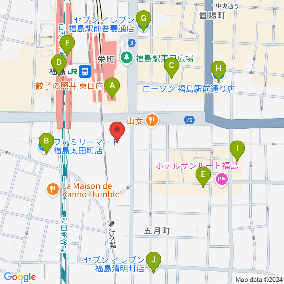 こむこむ館周辺のコンビニエンスストア一覧地図