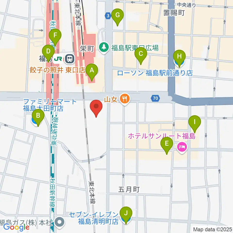 こむこむ館周辺のコンビニエンスストア一覧地図