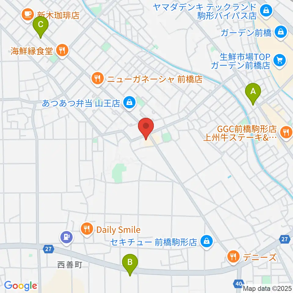 山王ホール・TMスタジオ周辺のコンビニエンスストア一覧地図