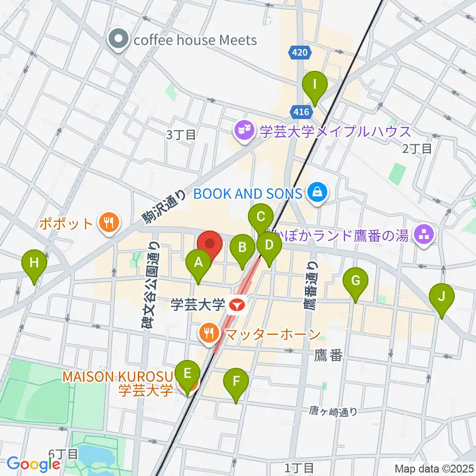 アジアンカフェ周辺のコンビニエンスストア一覧地図