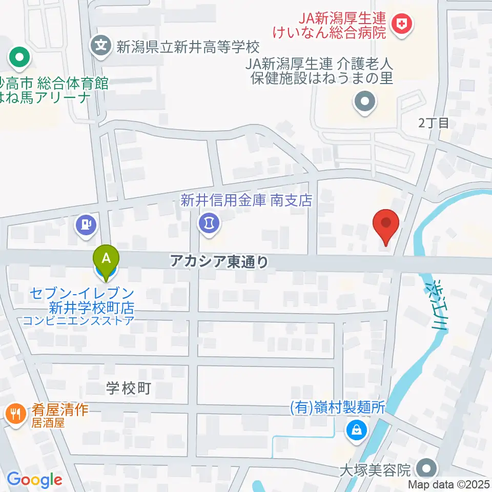 FMみょうこう周辺のコンビニエンスストア一覧地図