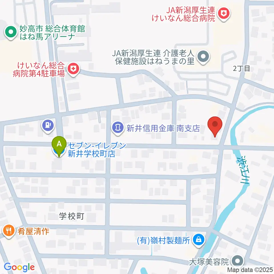 FMみょうこう周辺のコンビニエンスストア一覧地図