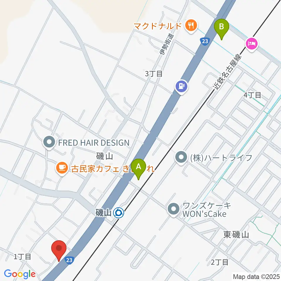 鈴鹿SOUNDSTAGE周辺のコンビニエンスストア一覧地図