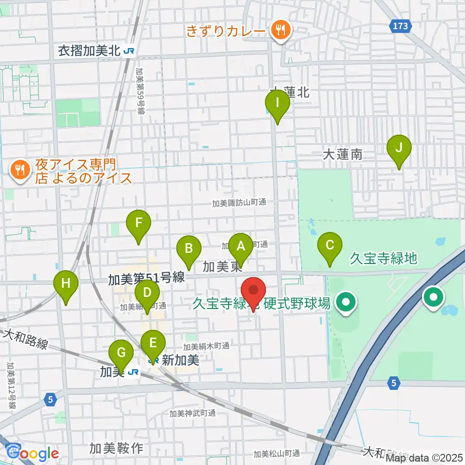 Gombo Bass Guitars周辺のコンビニエンスストア一覧地図