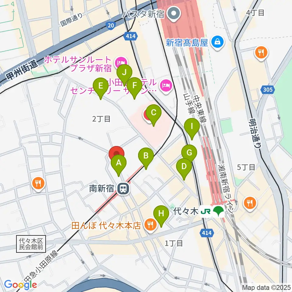 BC WORLDスタジオ周辺のコンビニエンスストア一覧地図