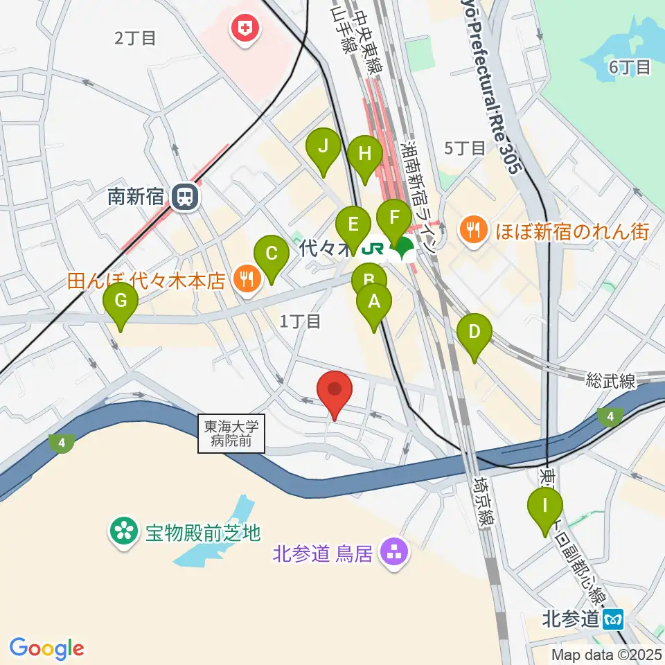 楽弓製作工房 アトリエ ハーモニー周辺のコンビニエンスストア一覧地図