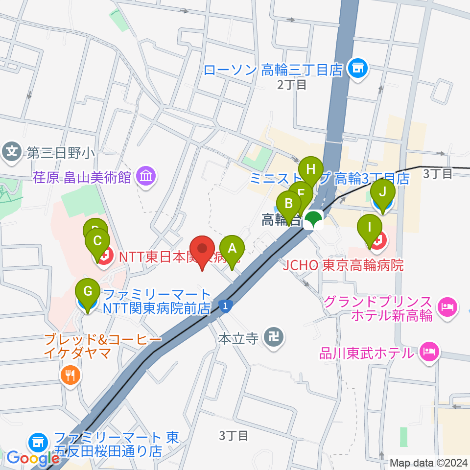 あげいし弦楽器工房周辺のコンビニエンスストア一覧地図