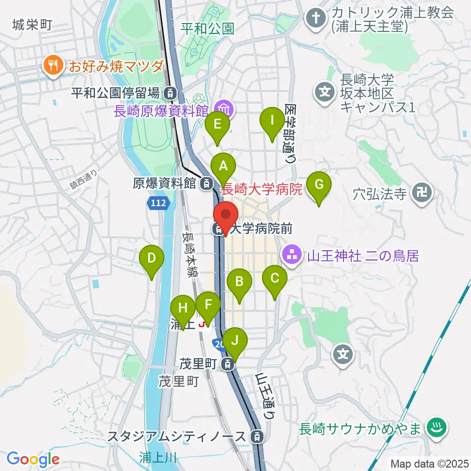 ホンダ楽器 アストロスペース周辺のコンビニエンスストア一覧地図
