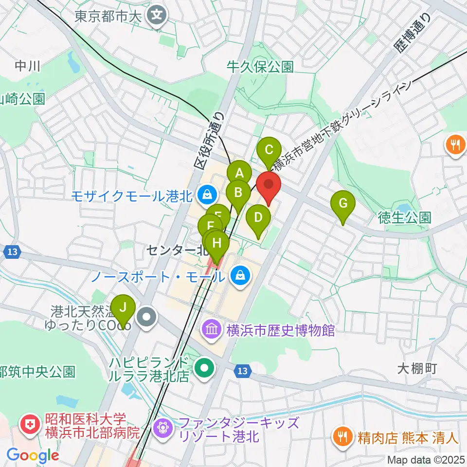 音楽教室IROHA周辺のコンビニエンスストア一覧地図
