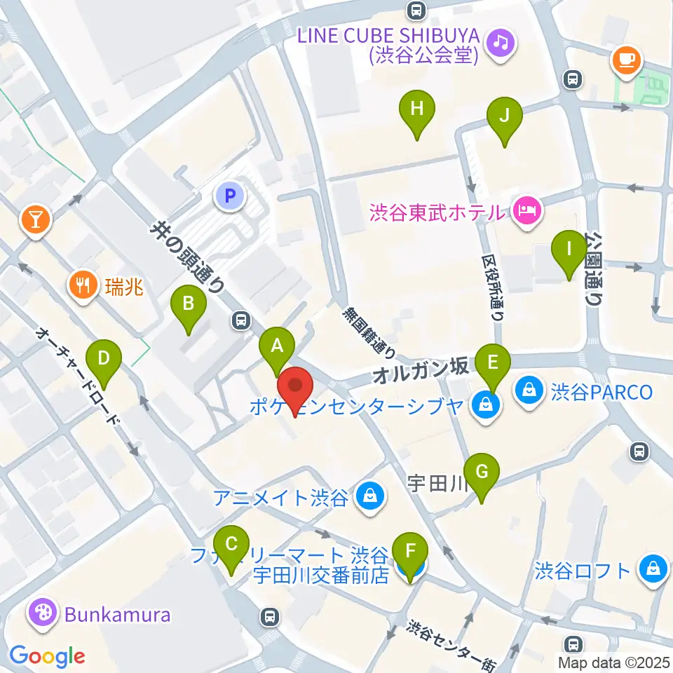 Lavocボーカル教室周辺のコンビニエンスストア一覧地図