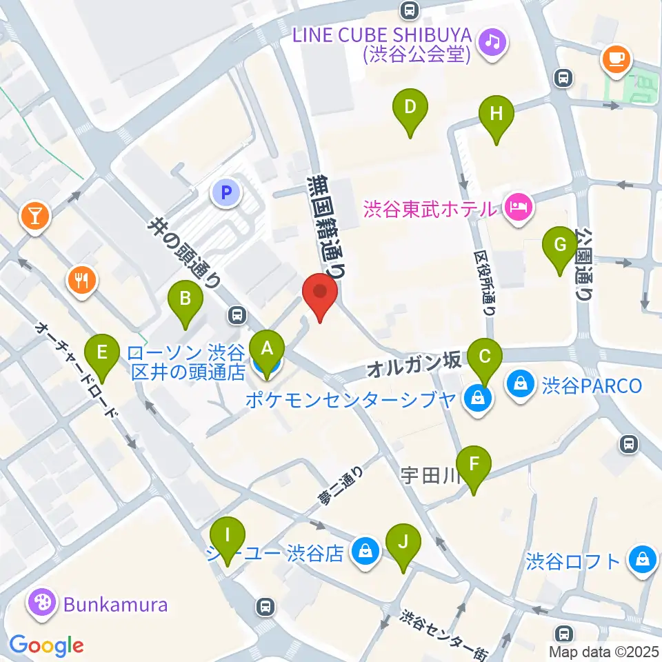 マザーズ・レコード周辺のコンビニエンスストア一覧地図