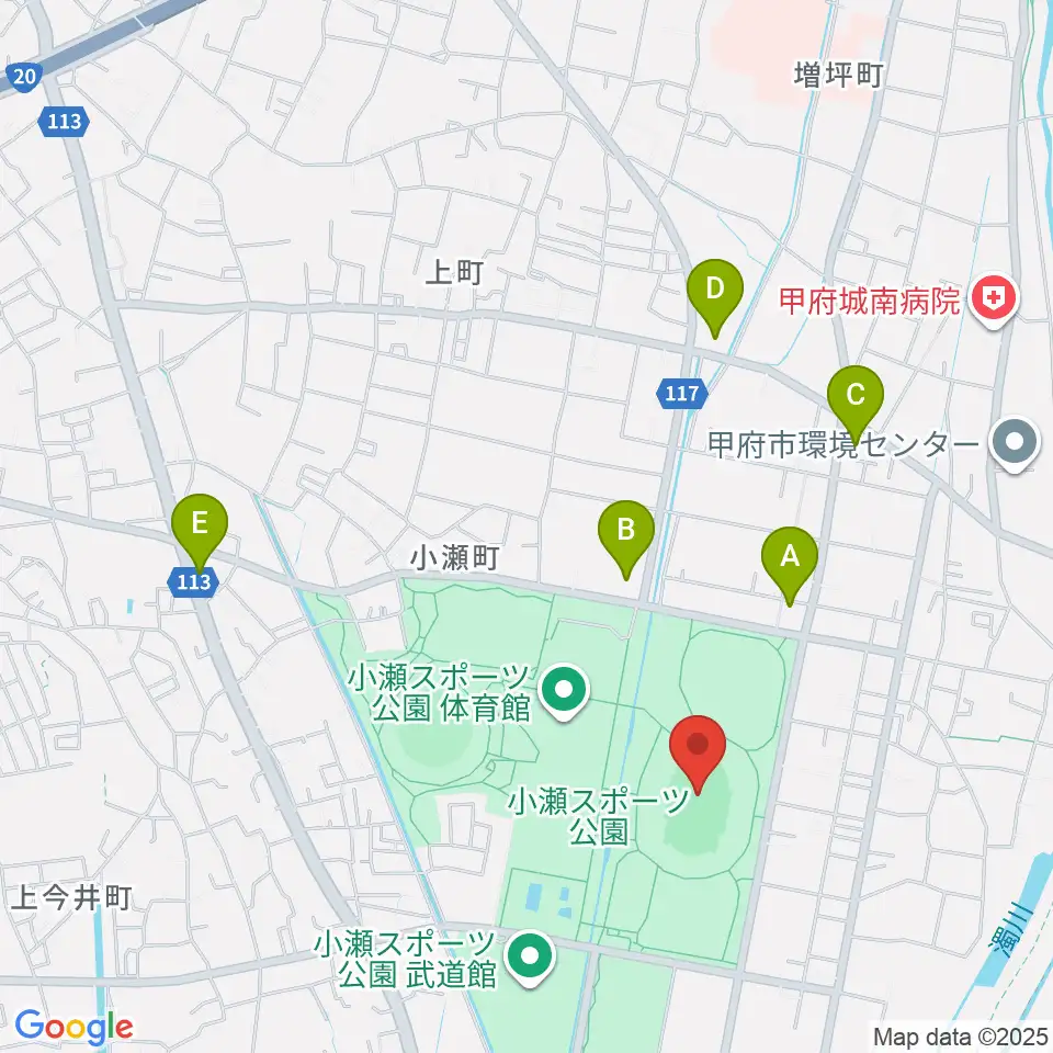 Jit リサイクルインク スタジアム周辺のコンビニエンスストア一覧地図