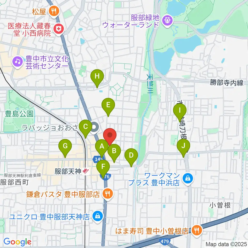ノワ･アコルデ音楽アートサロン周辺のコンビニエンスストア一覧地図