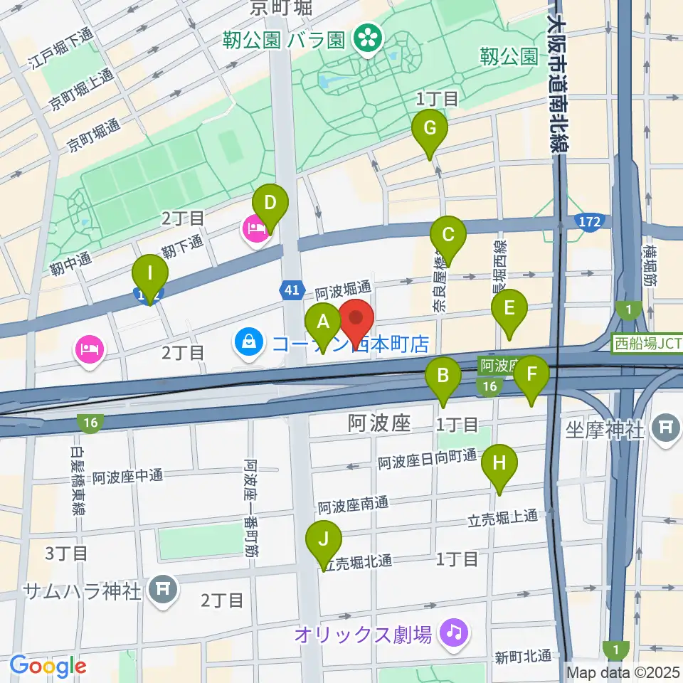 綺羅星ホール周辺のコンビニエンスストア一覧地図
