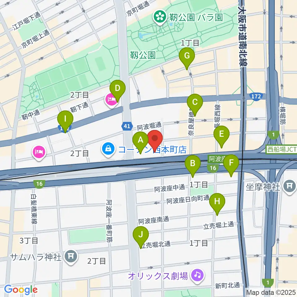 綺羅星ホール周辺のコンビニエンスストア一覧地図