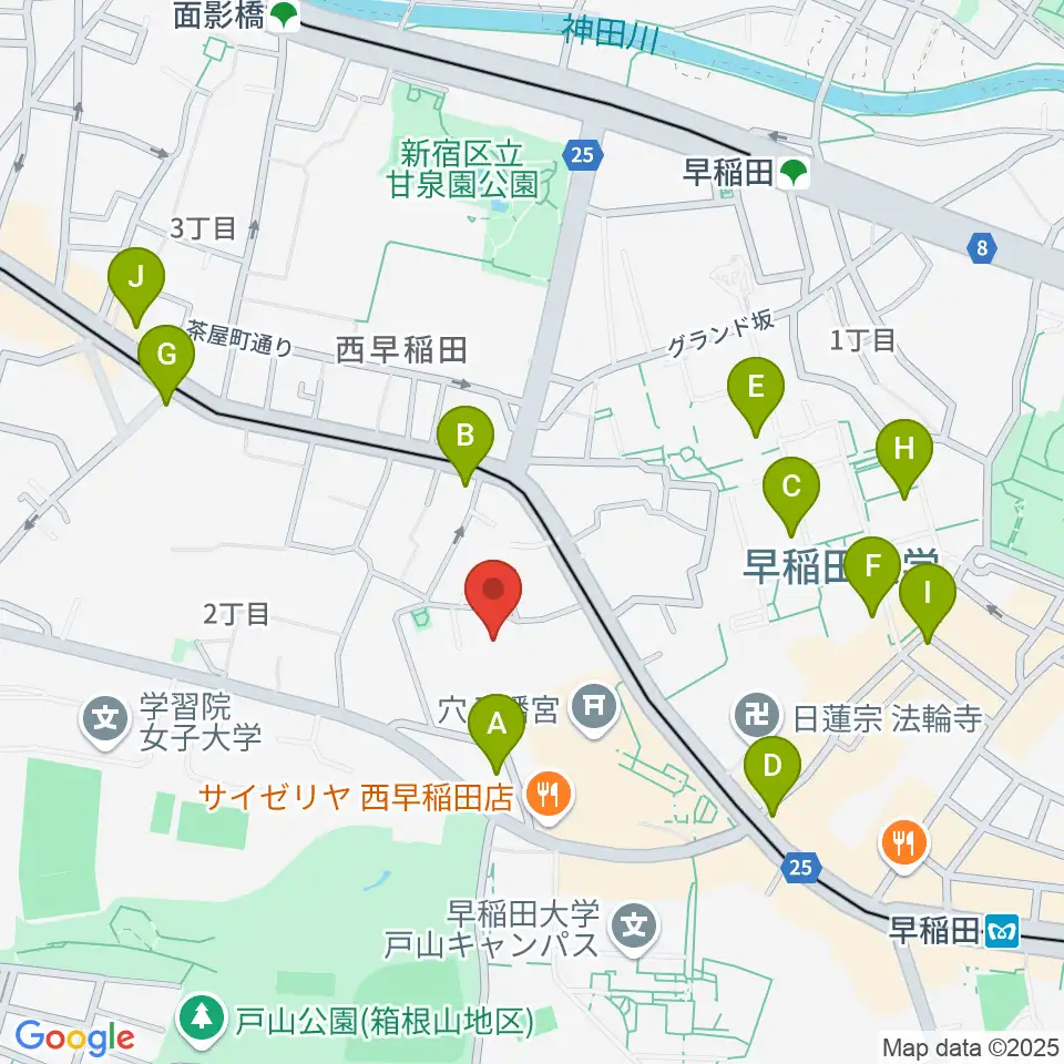 トーキョーコンサーツ・ラボ周辺のコンビニエンスストア一覧地図