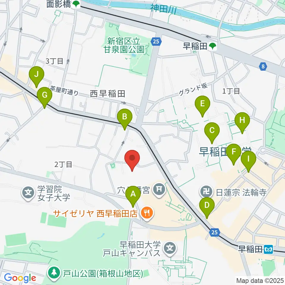 トーキョーコンサーツ・ラボ周辺のコンビニエンスストア一覧地図