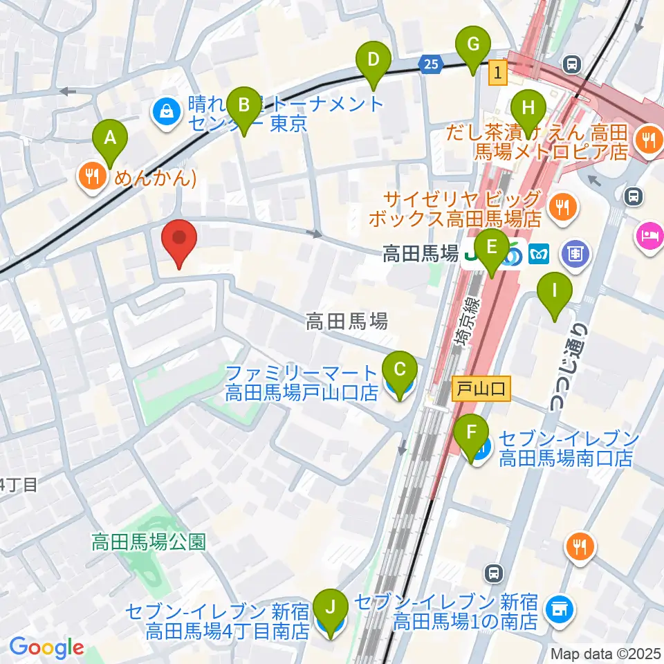 音部屋スクエア周辺のコンビニエンスストア一覧地図