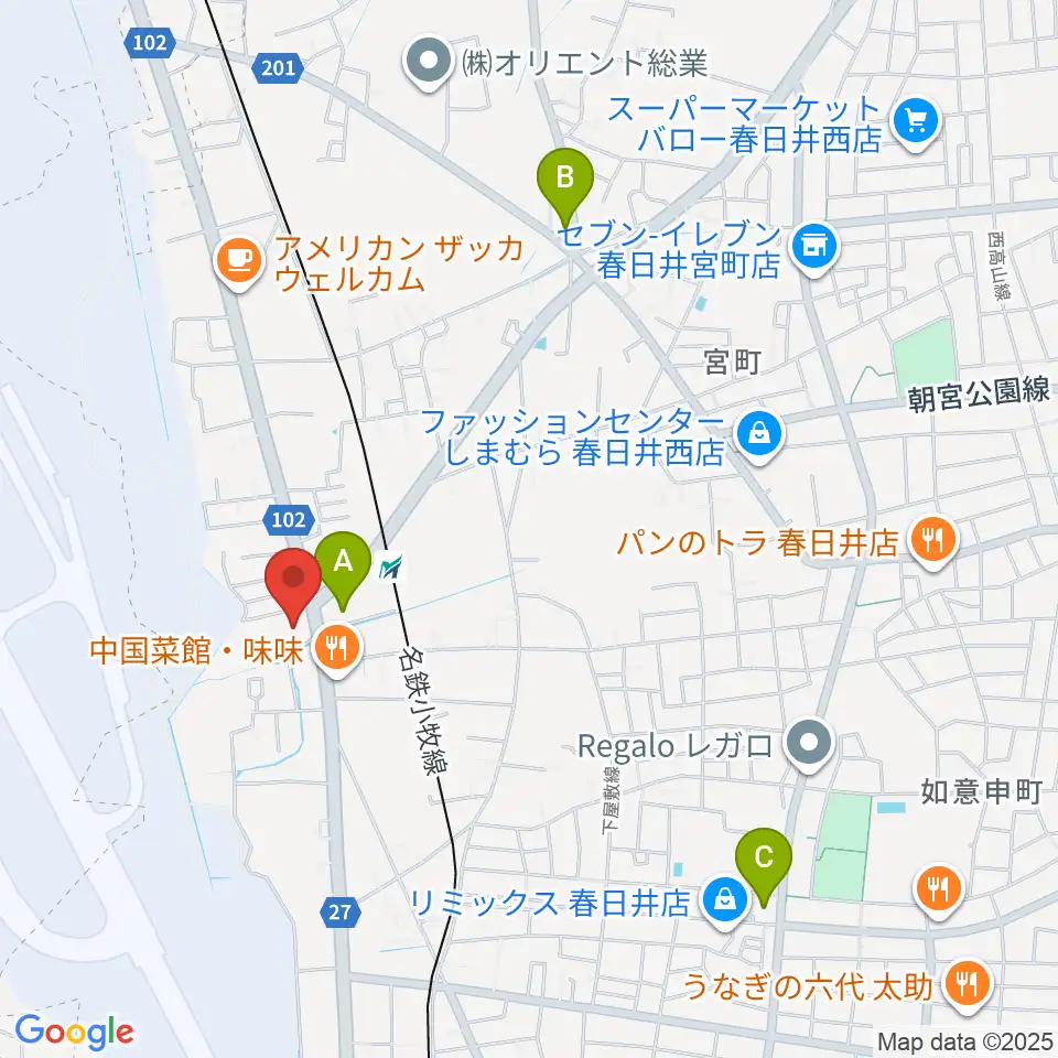 音楽教室ココハ周辺のコンビニエンスストア一覧地図