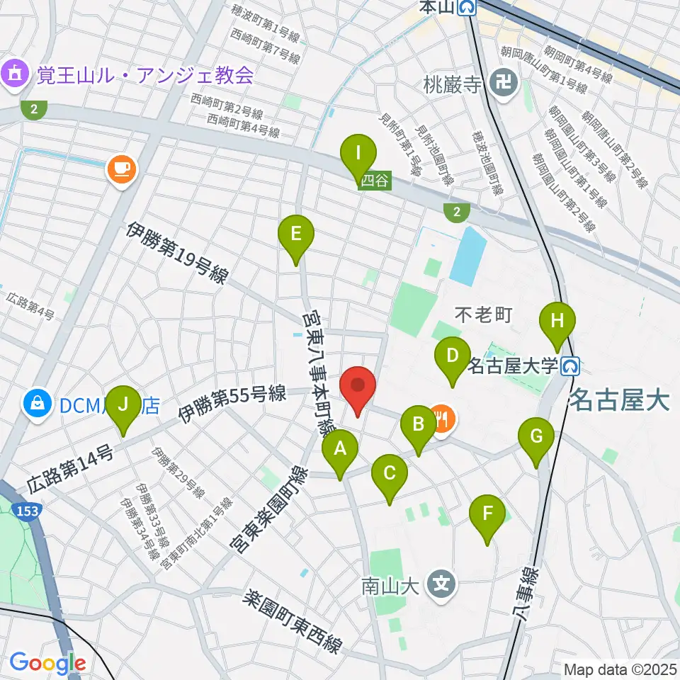 ムジーク・ゾリステン周辺のコンビニエンスストア一覧地図