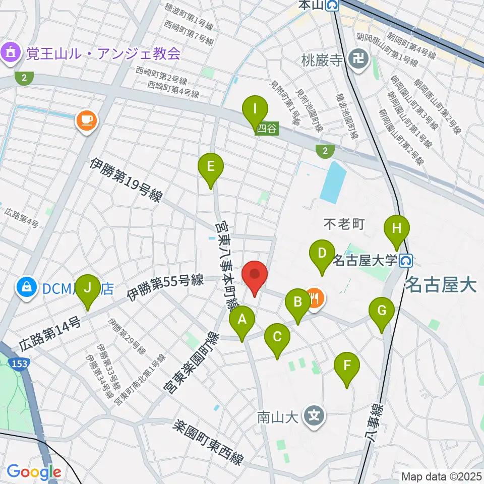 ムジーク・ゾリステン周辺のコンビニエンスストア一覧地図
