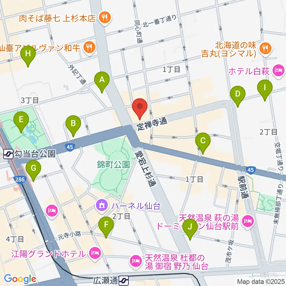 スタジオムジカ周辺のコンビニエンスストア一覧地図