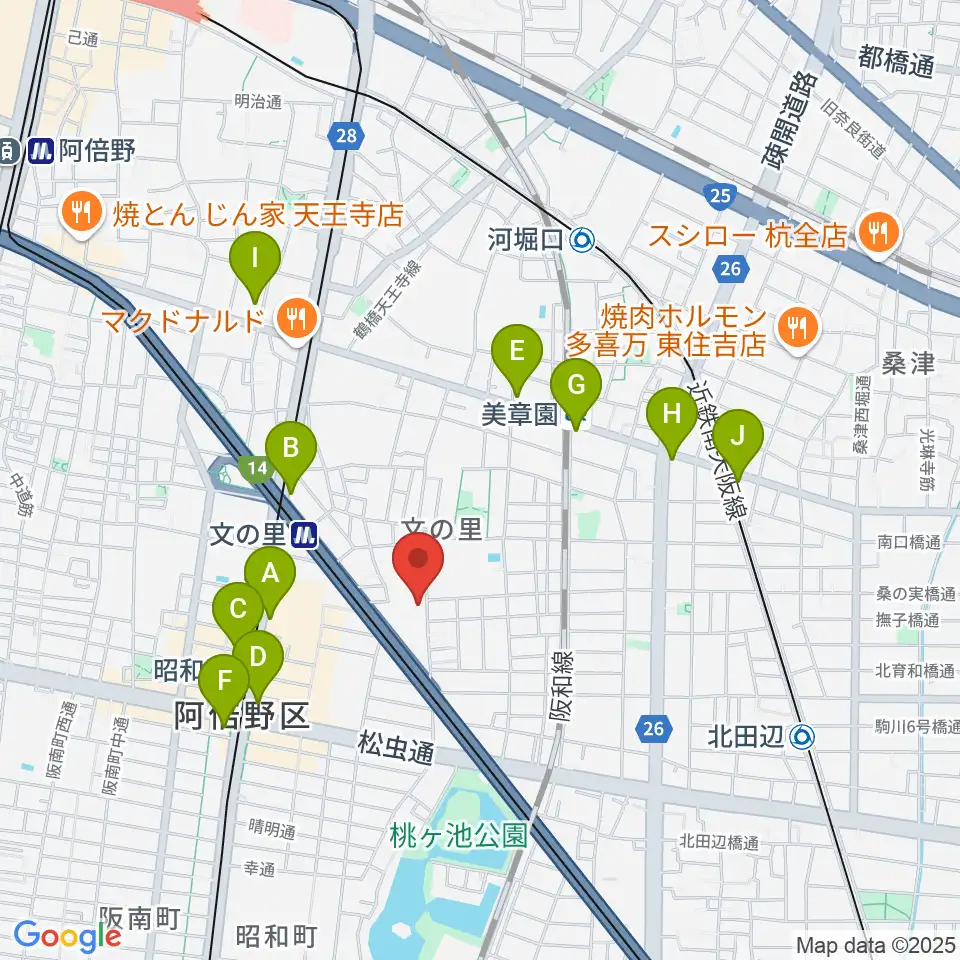 IS STUDIO周辺のコンビニエンスストア一覧地図