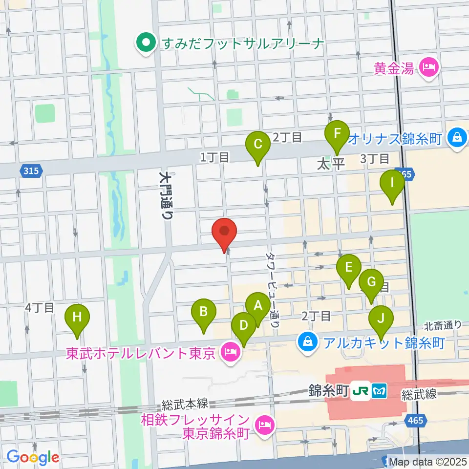 セルフストリングス音楽教室周辺のコンビニエンスストア一覧地図