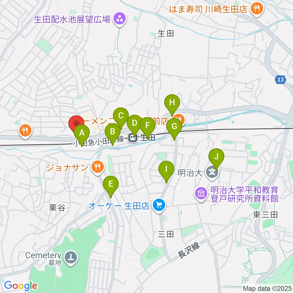 サウンドスタジオ ドーン周辺のコンビニエンスストア一覧地図