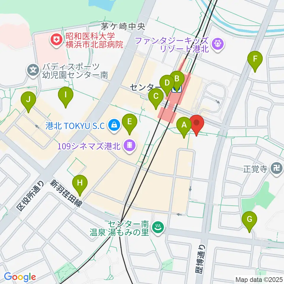 音楽サロンAria周辺のコンビニエンスストア一覧地図