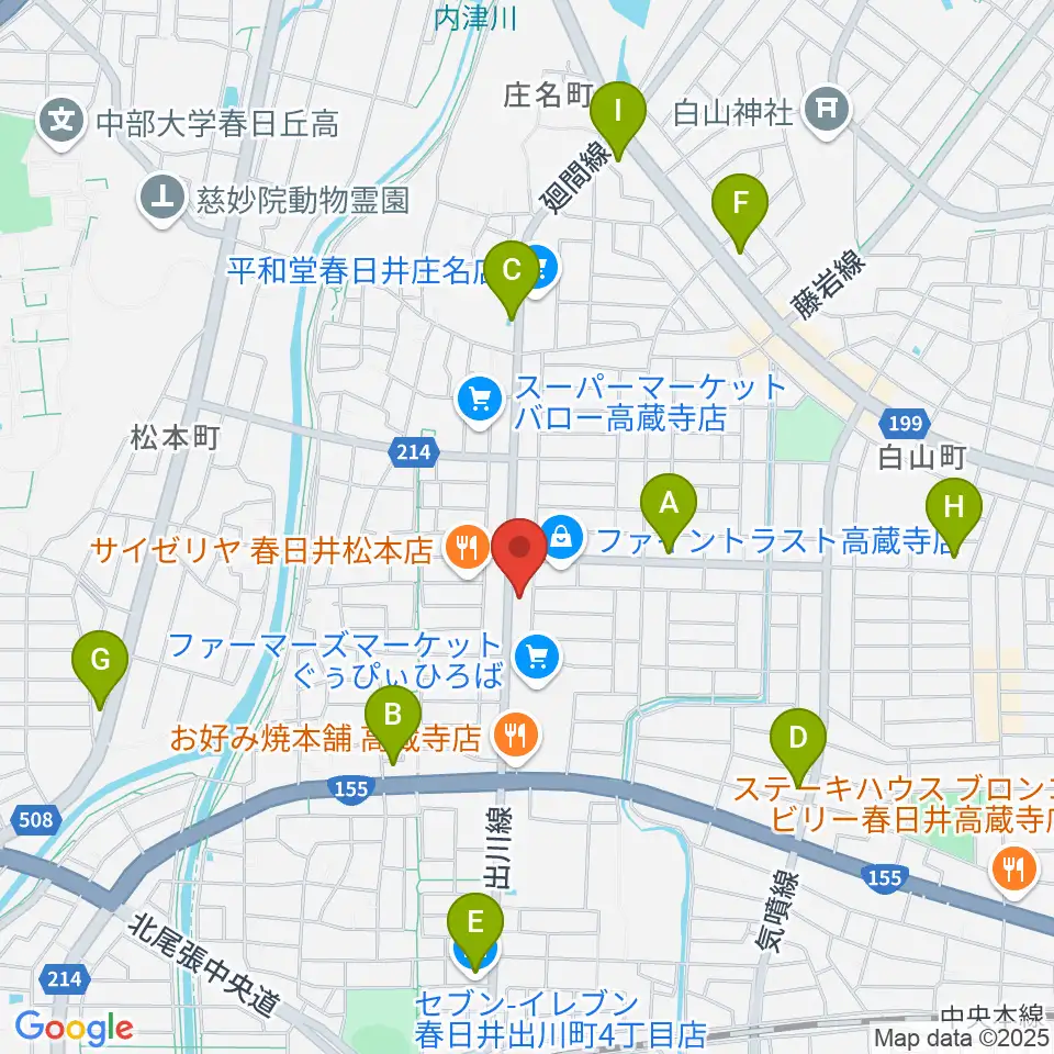 Bizen Works周辺のコンビニエンスストア一覧地図