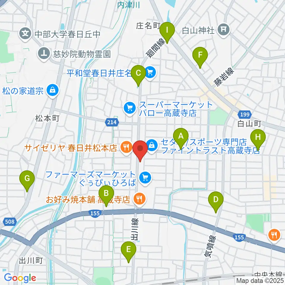 Bizen Works周辺のコンビニエンスストア一覧地図