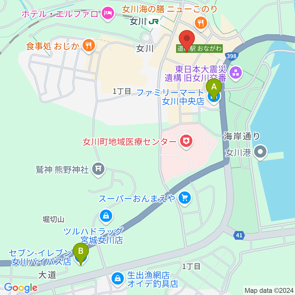 GLIDE周辺のコンビニエンスストア一覧地図