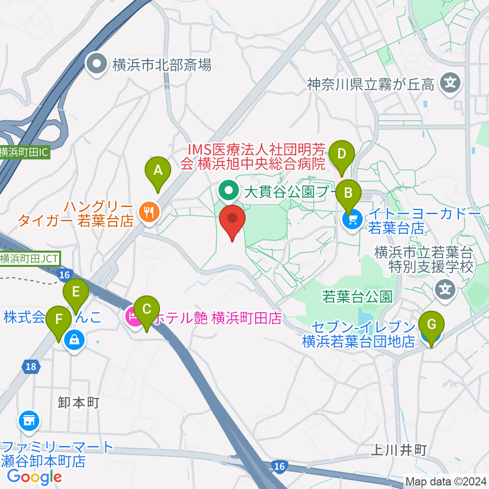 打鼓音 和太鼓教室周辺のコンビニエンスストア一覧地図