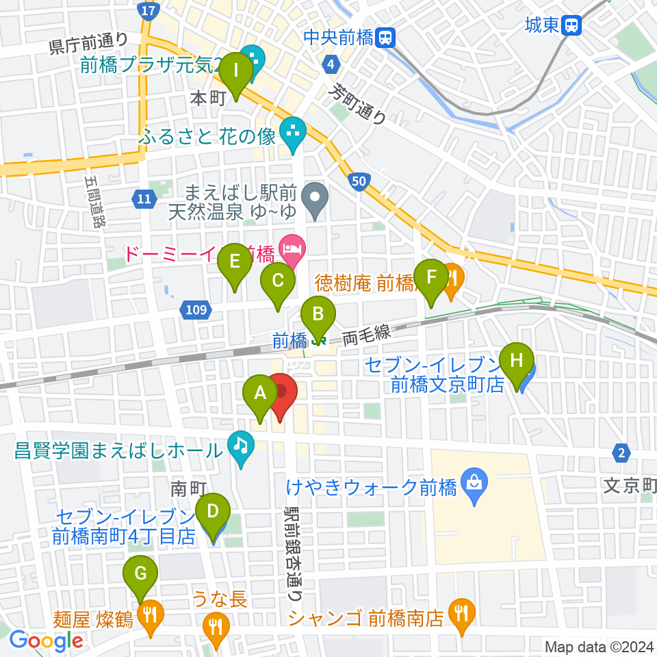 ブラスデコ周辺のコンビニエンスストア一覧地図