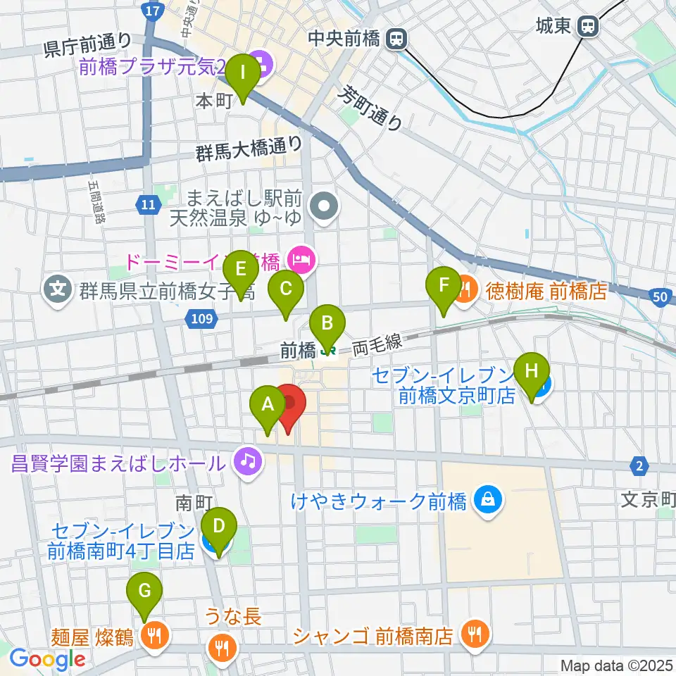 ブラスデコ周辺のコンビニエンスストア一覧地図