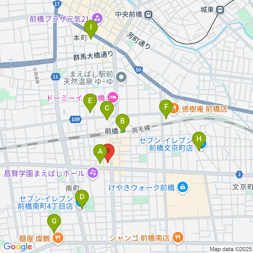 ブラスデコ周辺のコンビニエンスストア一覧地図