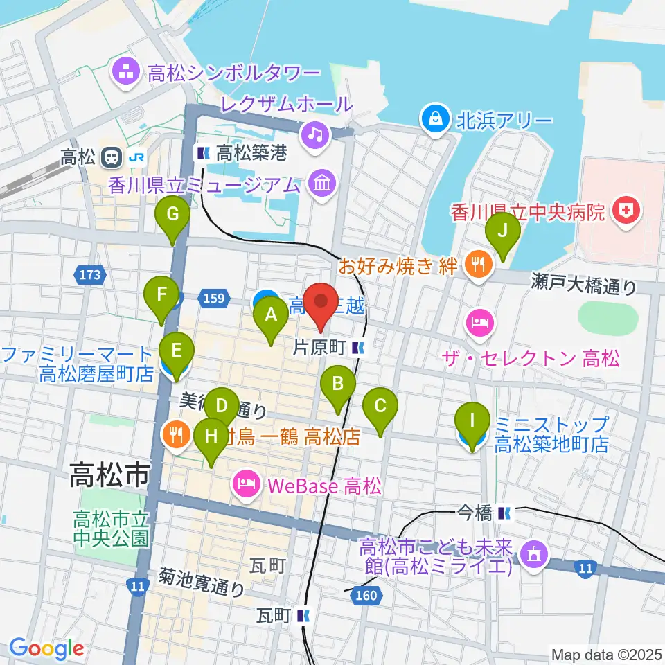 MUSIC FARM周辺のコンビニエンスストア一覧地図