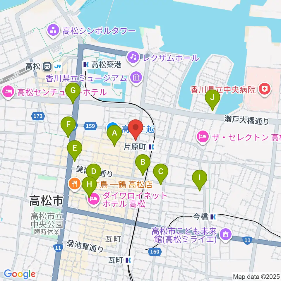 MUSIC FARM周辺のコンビニエンスストア一覧地図