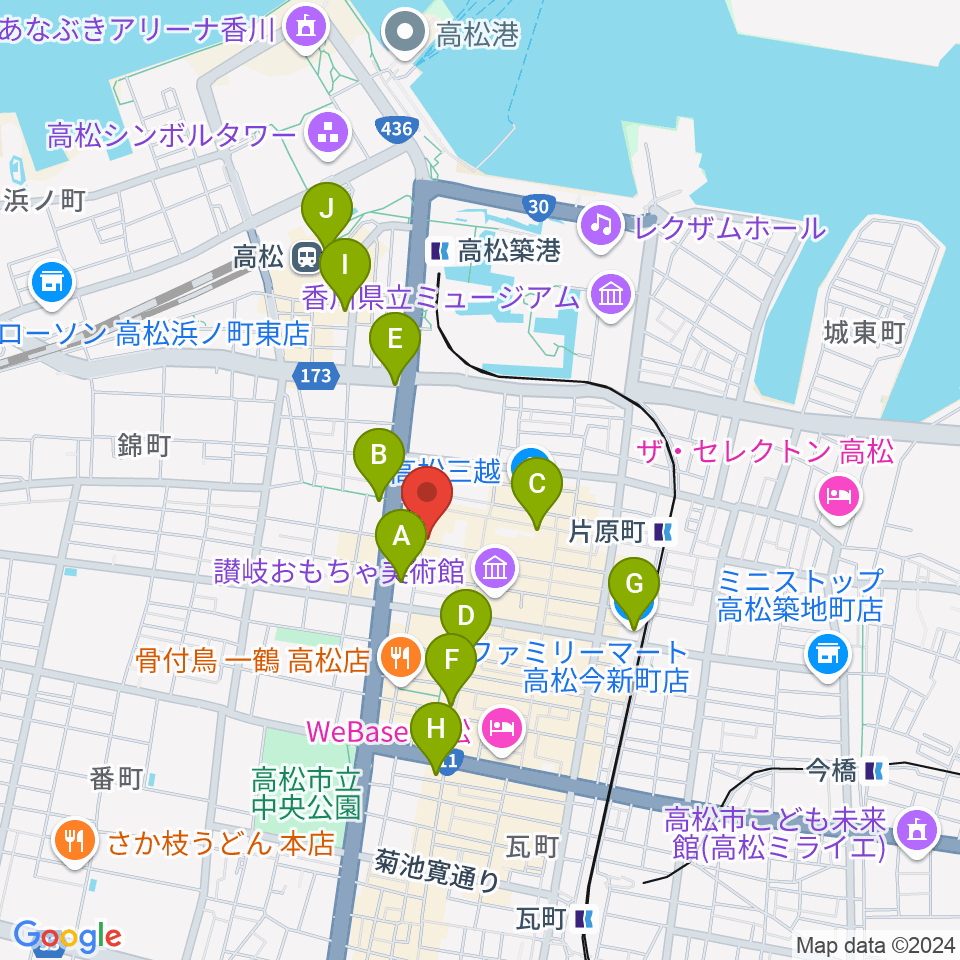 add9 Guitars周辺のコンビニエンスストア一覧地図