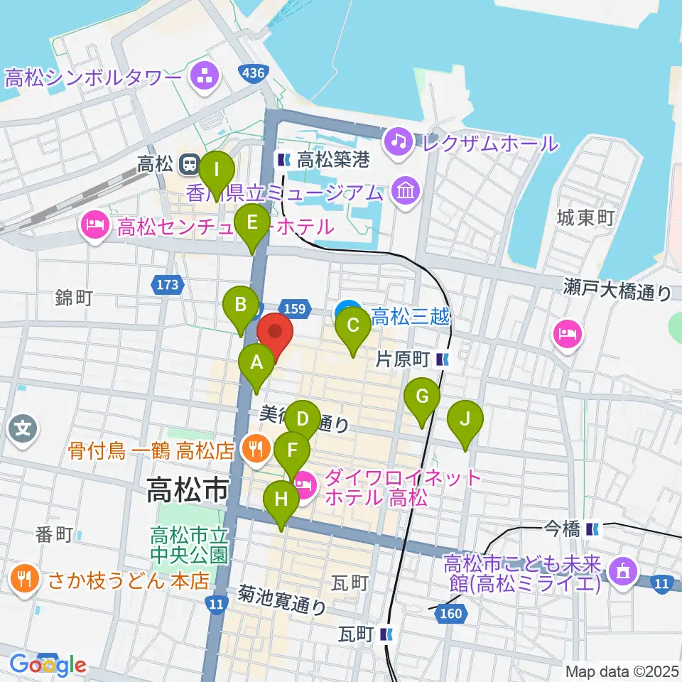 add9 Guitars周辺のコンビニエンスストア一覧地図