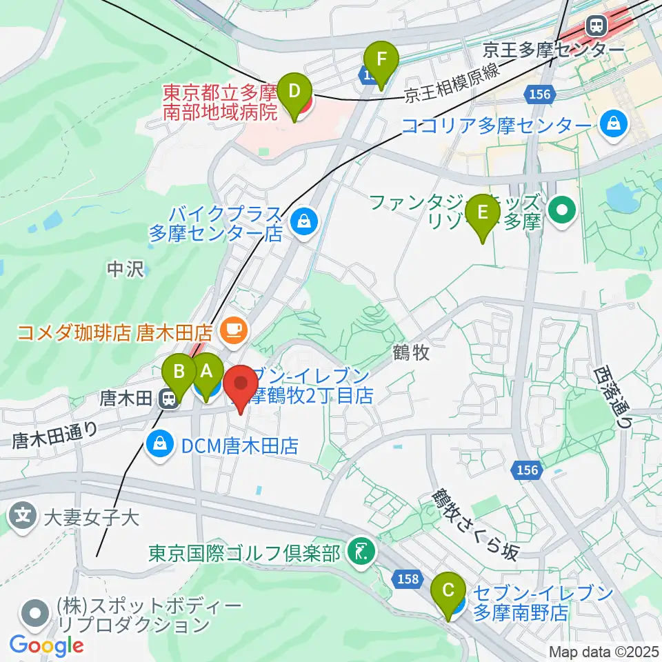 からきだ菖蒲館周辺のコンビニエンスストア一覧地図