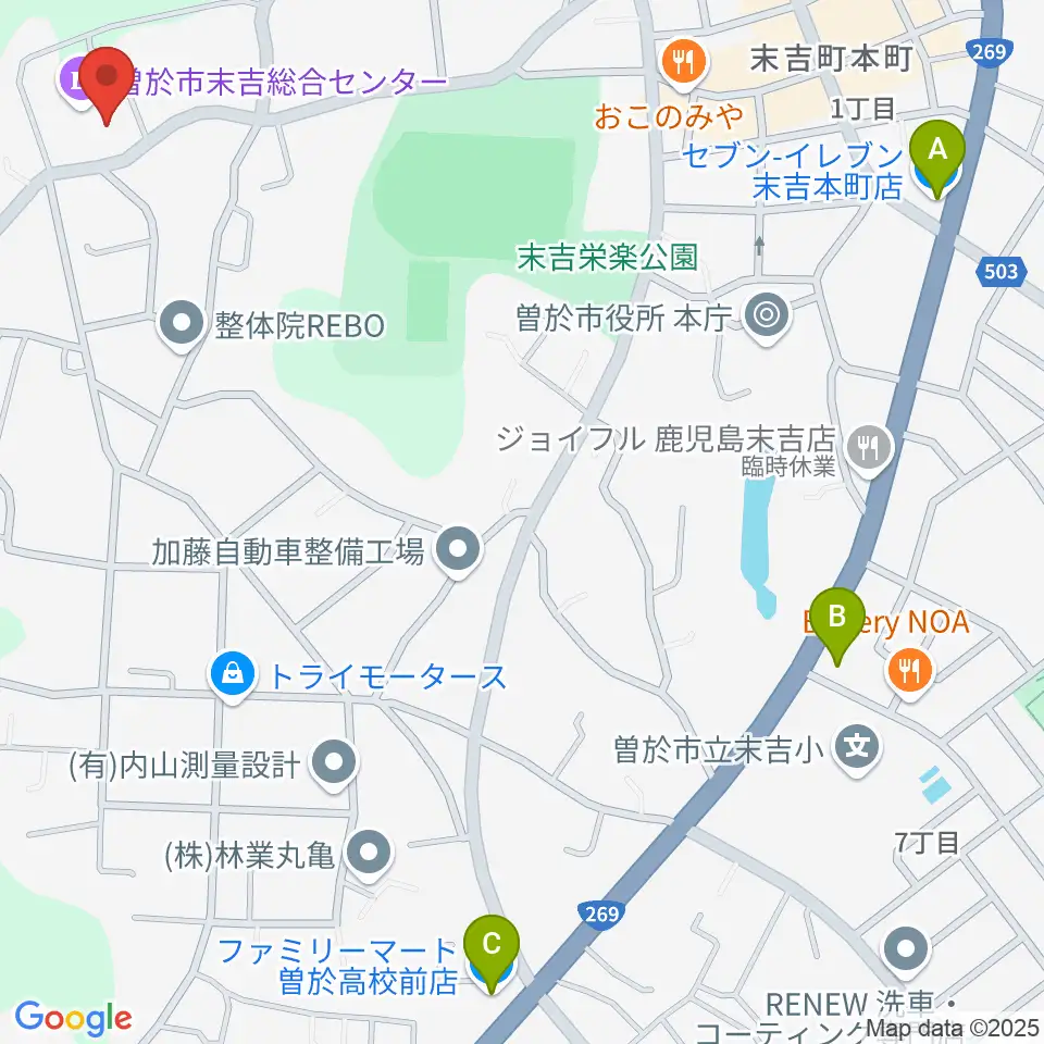 SOO Good FM周辺のコンビニエンスストア一覧地図