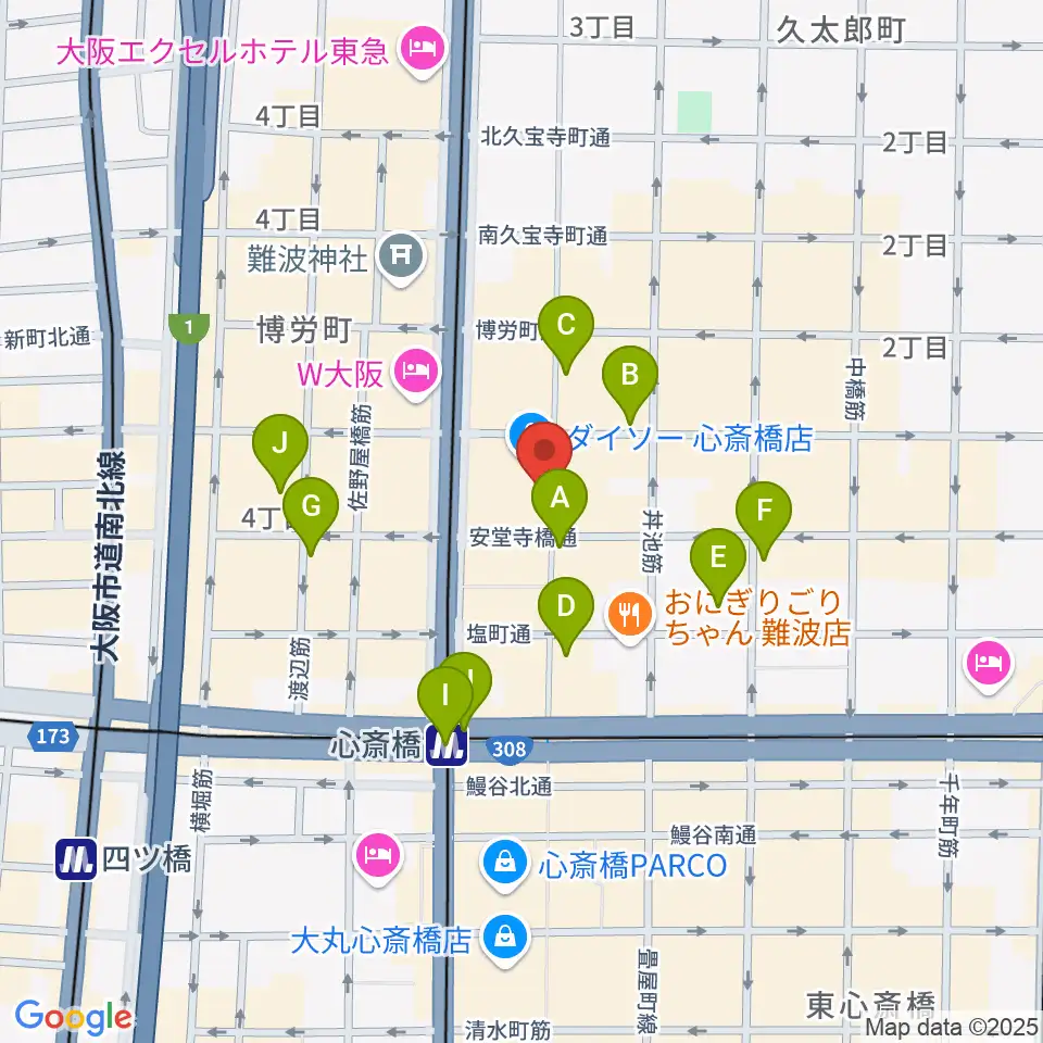 三木楽器ウインドフォレスト周辺のコンビニエンスストア一覧地図