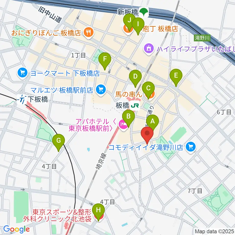 KOYUKI PIANO周辺のコンビニエンスストア一覧地図