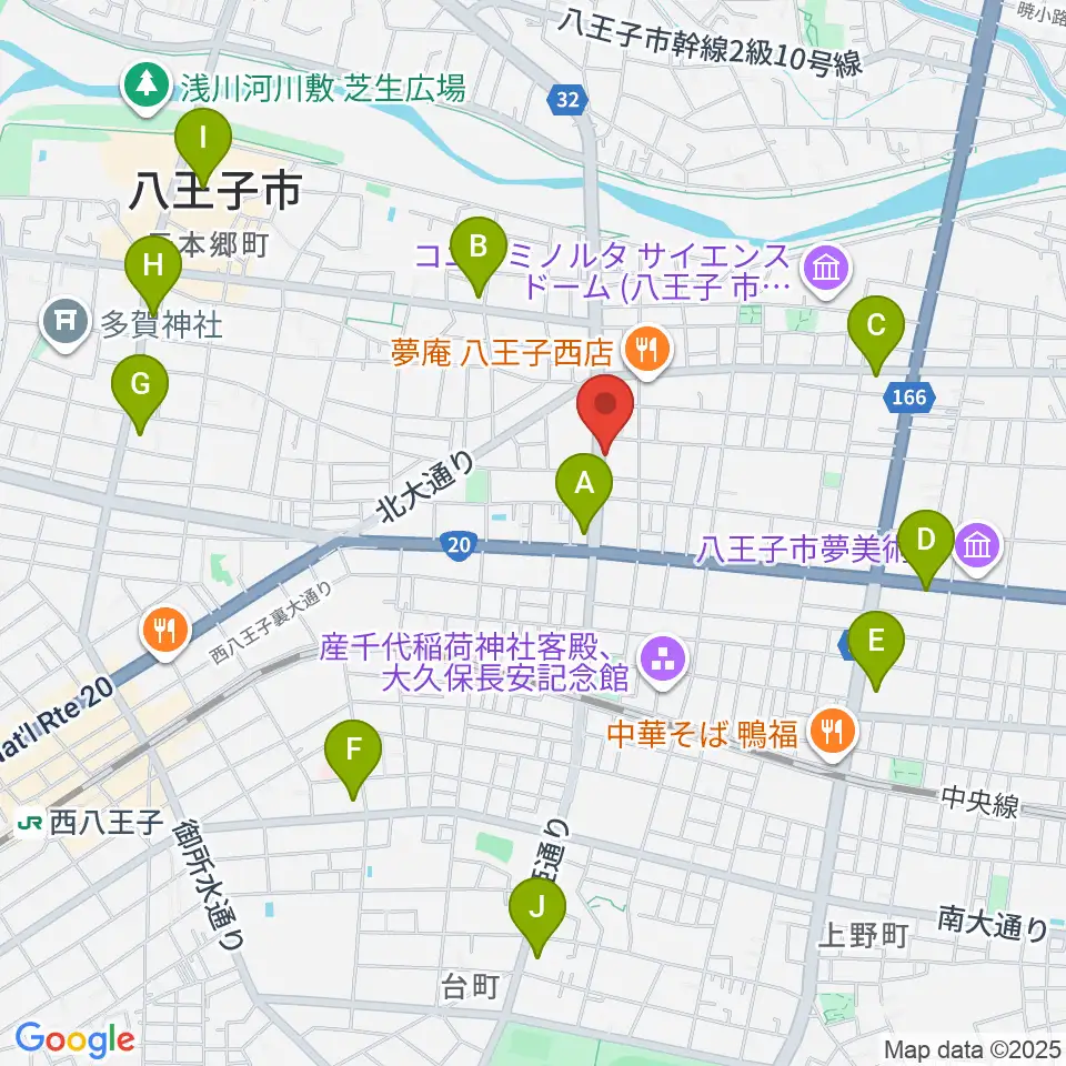 宮崎楽器周辺のコンビニエンスストア一覧地図