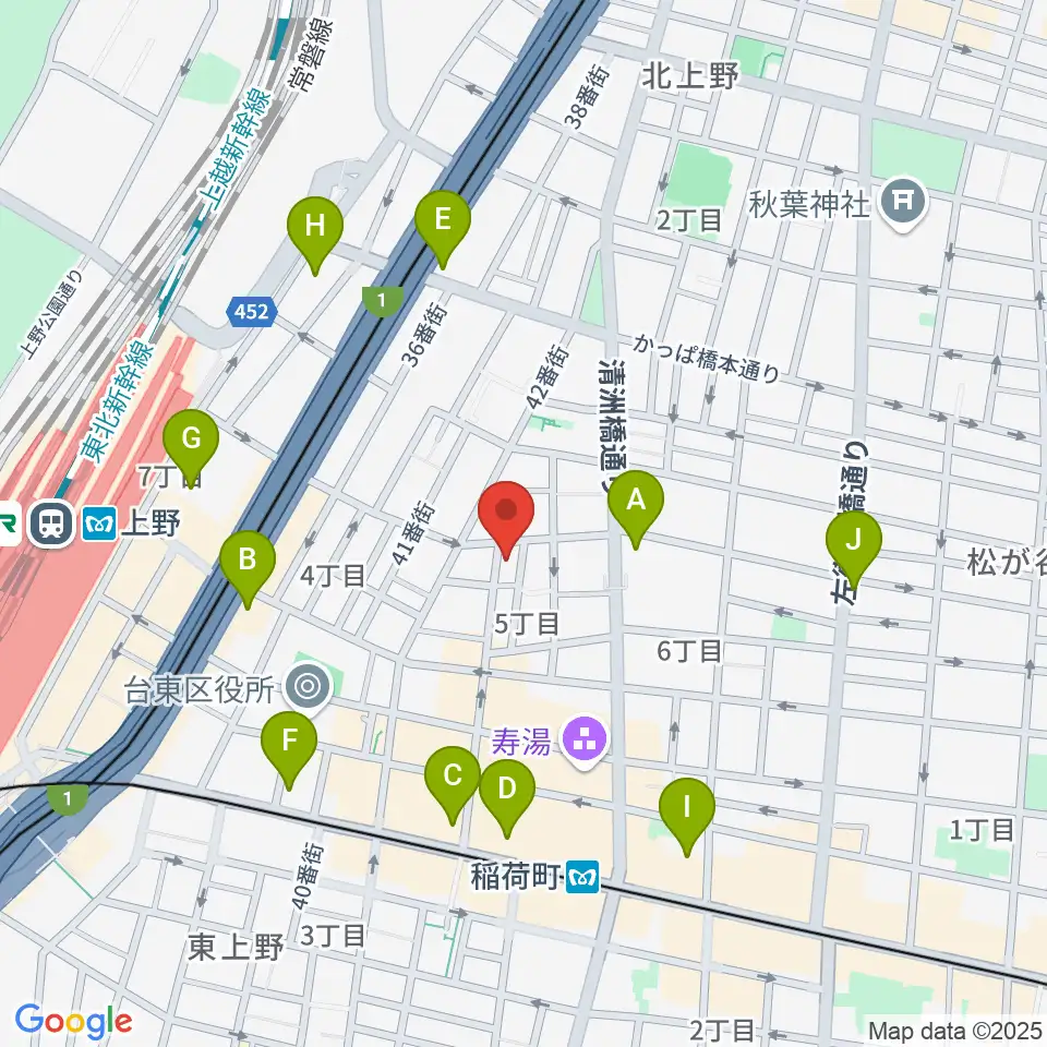 LOVERSION周辺のコンビニエンスストア一覧地図