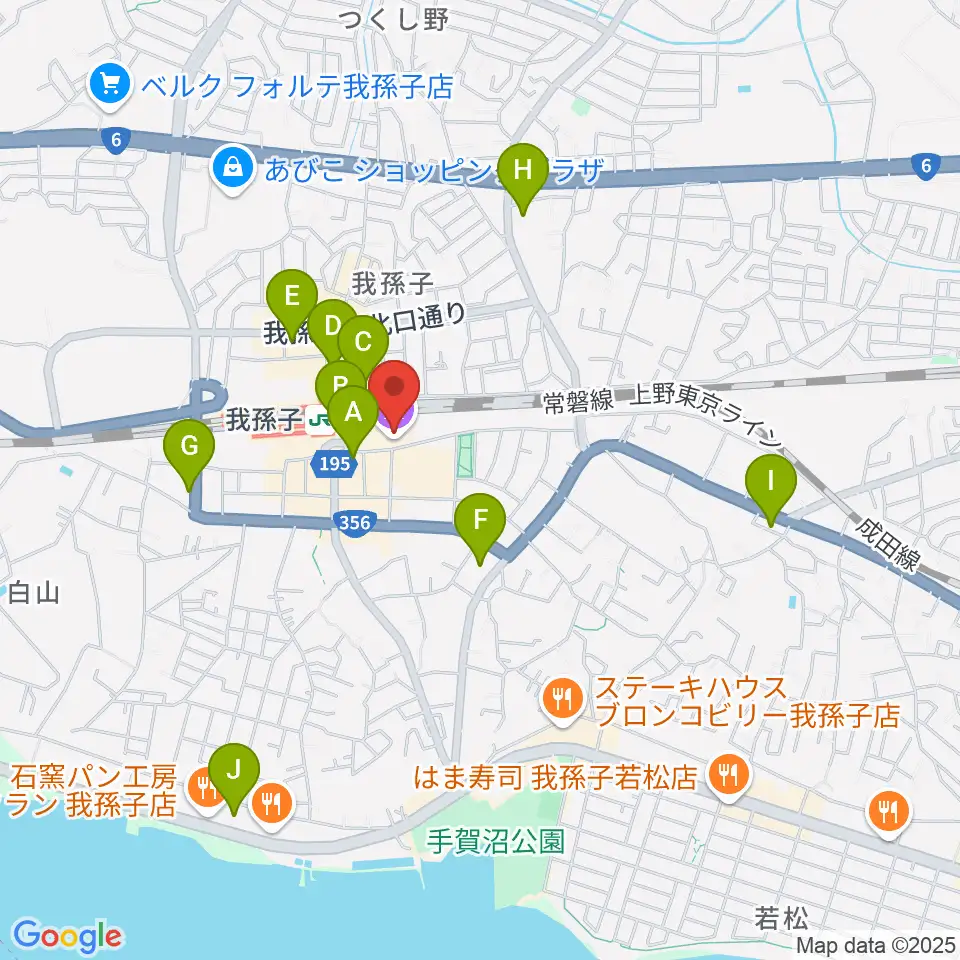千葉県福祉ふれあいプラザ周辺のコンビニエンスストア一覧地図